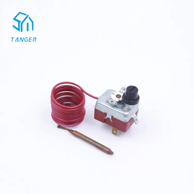 Đặt lại bằng tay bằng tay Bộ điều nhiệt ống mao dẫn Ống 16A 250V