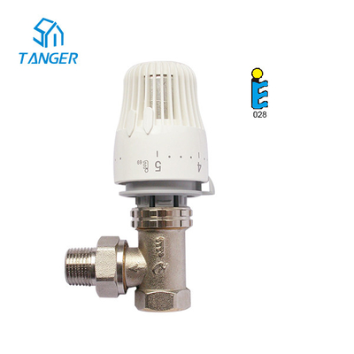 265kg / h Van góc đầu tản nhiệt nhiệt EN215 Đầu Trv đa năng