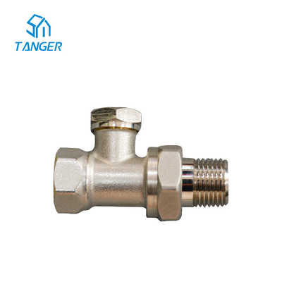 Trv thẳng van đường sắt mạ niken Khăn trải qua 1/2 &quot;