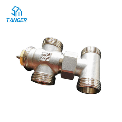 Van tản nhiệt 10mm 15mm đến 20mm cho khăn tản nhiệt Hệ thống sưởi dưới sàn Trv 4 chiều