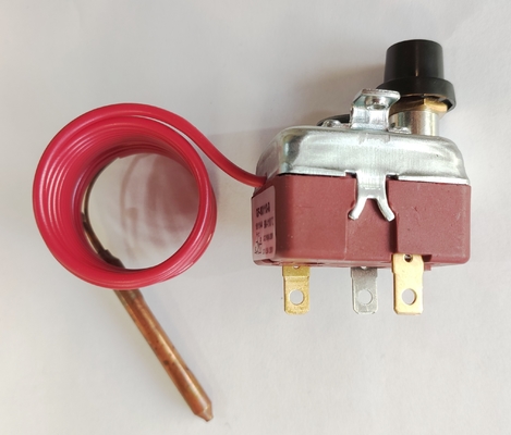 Đặt lại bằng tay Cảm biến nhiệt mao quản 1500mm 16a 250v