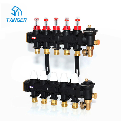 6 vòng lặp Hệ thống sưởi ấm dưới sàn không có hệ thống bơm Máy đo lưu lượng bức xạ EP