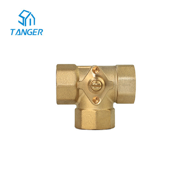 Bộ truyền động van bi động cơ 3/4 &quot;trong hệ thống HVAC Phù hợp đồng thau ba chiều