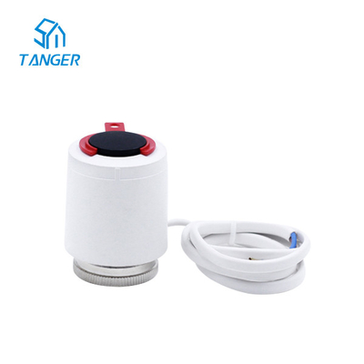 Bộ truyền động nhiệt Sưởi ấm dưới sàn 230v Thường mở Đầu tiên Mở hành trình 4mm