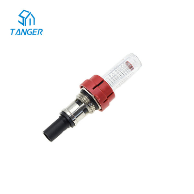 Hệ thống sưởi ấm dưới sàn Manifolds Đồng hồ đo lưu lượng / Bộ điều chỉnh 1/2 &quot;Đồng thau mạ niken