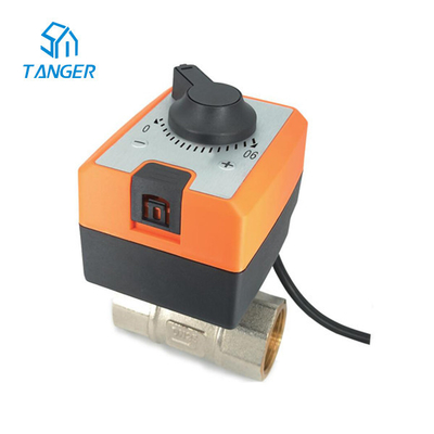Nhà sản xuất thiết bị truyền động van bi điện Diy Nút chuyển đổi bằng tay 0-10V 10Nm IP54