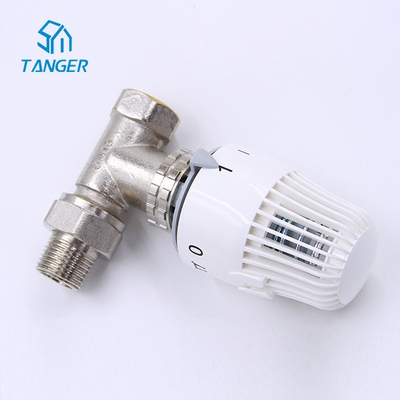 265kg / h Van góc đầu tản nhiệt nhiệt EN215 Đầu Trv đa năng