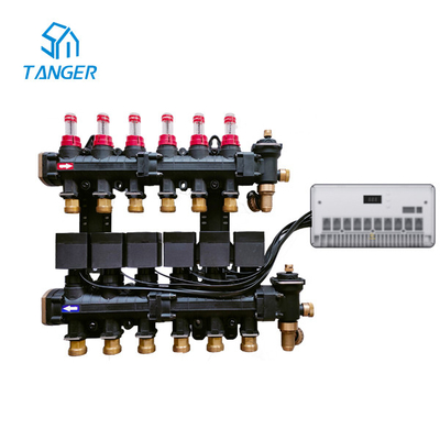 6 vòng lặp Hệ thống sưởi ấm dưới sàn không có hệ thống bơm Máy đo lưu lượng bức xạ EP