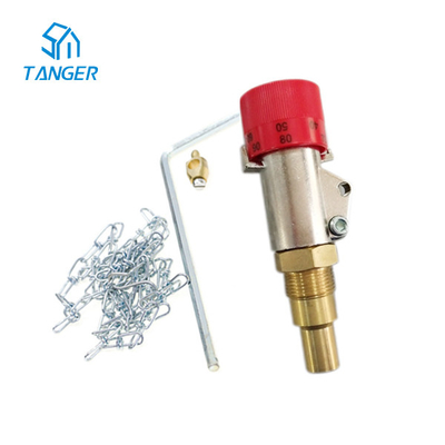 Kiểm soát nhiệt độ nồi hơi nước 3/4 Van điều chỉnh bằng đồng dự thảo Đòn bẩy nhiên liệu rắn 120 độ